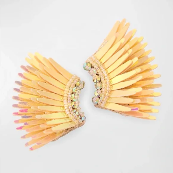 πΊπHPππΊ NWT Mignonne Gavigan Mini Madeline Earrings Sunset - Picture 13 of 16